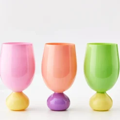 GigiandTom Aden Wine Glass Peach* Wine Glasses