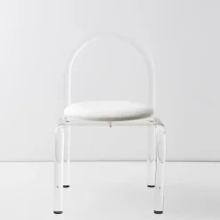 GigiandTom Arch Lucite Accent Chair White* Furniture