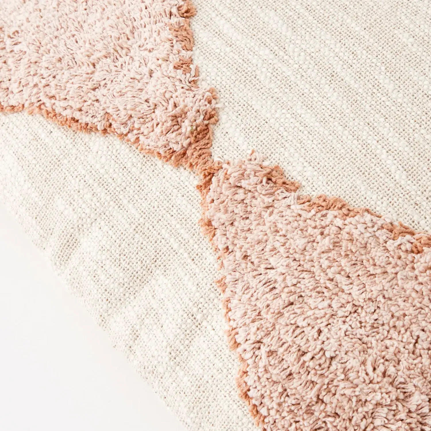 GigiandTom Boho Cotton Cushion With Insert Nude/Pink* Cushions & Throws