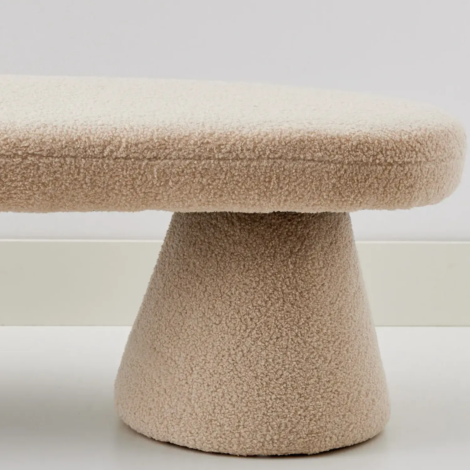 GigiandTom Boucle Bench Seat Cream* Furniture