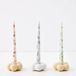 GigiandTom Bouquet Soy Taper Candle 4 Pack Pink* Candles