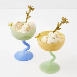GigiandTom Bumble Cocktail Glass Yellow/Green* Cocktail Glasses