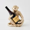 GigiandTom Charlie Chimp Resin Wine Holder Gold* Decorative Objects & Trays