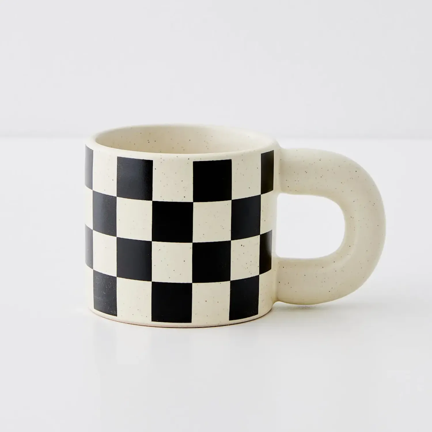 GigiandTom Checkerboard Ceramic Mug* Mugs & Teacups