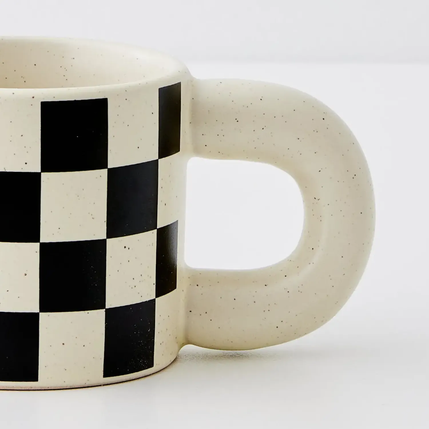 GigiandTom Checkerboard Ceramic Mug* Mugs & Teacups