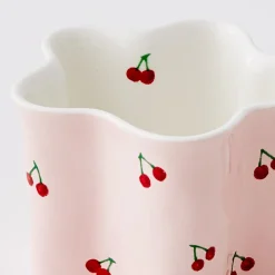 GigiandTom Cherry Ceramic Mug Pink* Mugs & Teacups