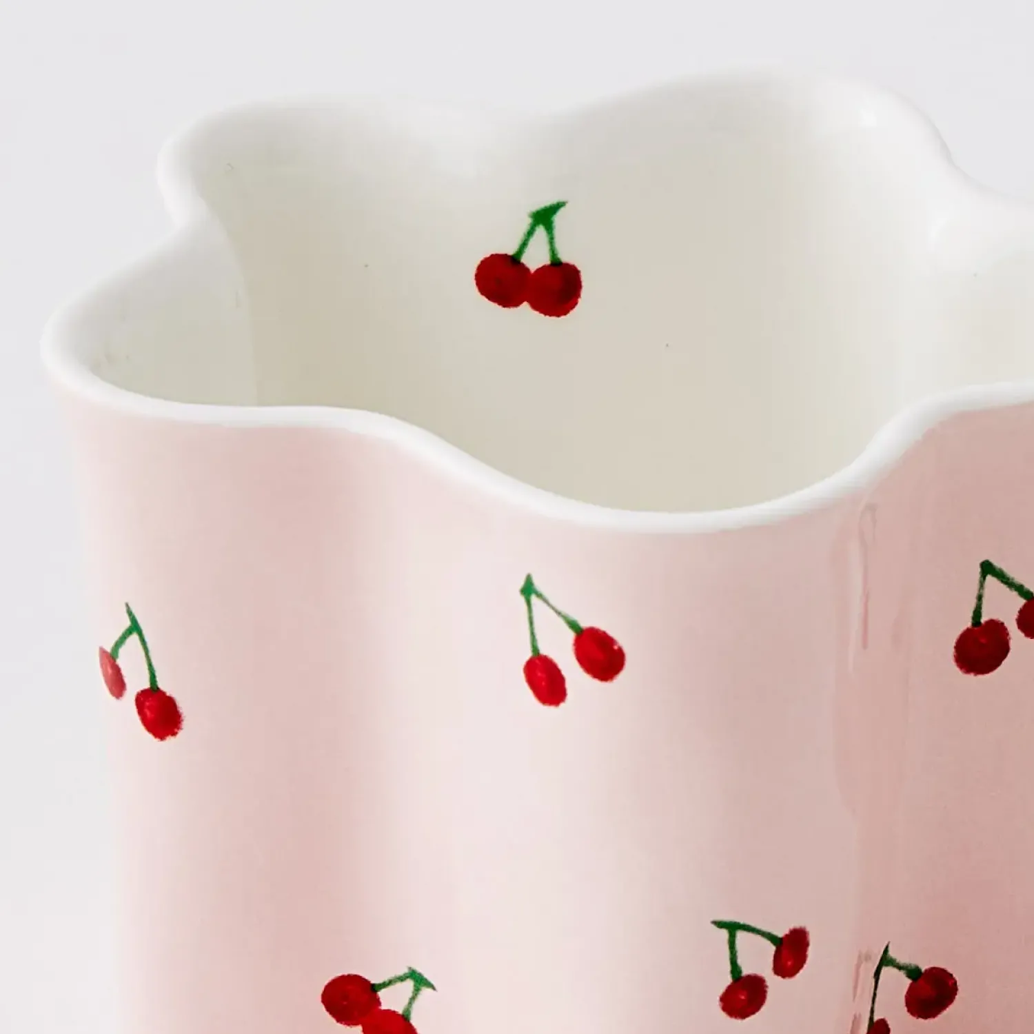 GigiandTom Cherry Ceramic Mug Pink* Mugs & Teacups