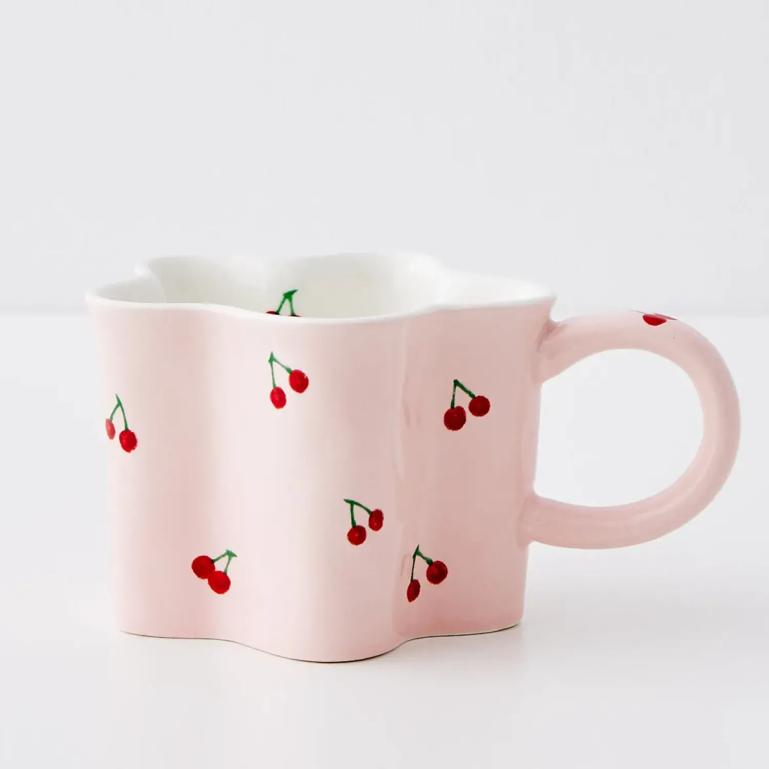 GigiandTom Cherry Ceramic Mug Pink* Mugs & Teacups
