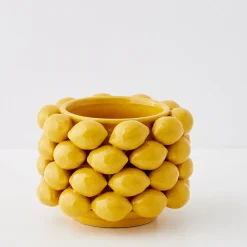 GigiandTom Citron Lemon Ceramic Vase* Vases