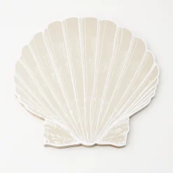 GigiandTom Clam Shell Placemat Set Of 4 Natural* Tableware