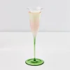 GigiandTom Coloured Bloom Champagne Glass Pink* Wine Glasses