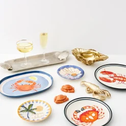 GigiandTom Crab Ceramic Side Plate* Tableware