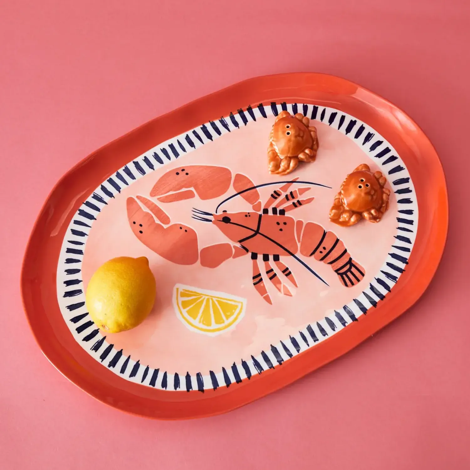 GigiandTom Crab Salt & Pepper Shakers* Tableware