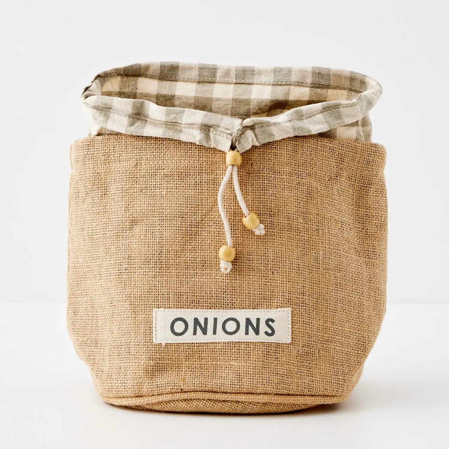 GigiandTom Farmstead Cotton/Jute Onion Bag* Pantry & Fridge Storage