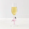 GigiandTom Flamingo Stem Champagne Glass* Wine Glasses