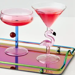 GigiandTom Flamingo Stem Cocktail Glass* Cocktail Glasses