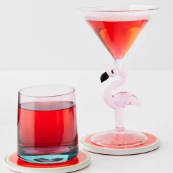 GigiandTom Flamingo Stem Cocktail Glass* Cocktail Glasses