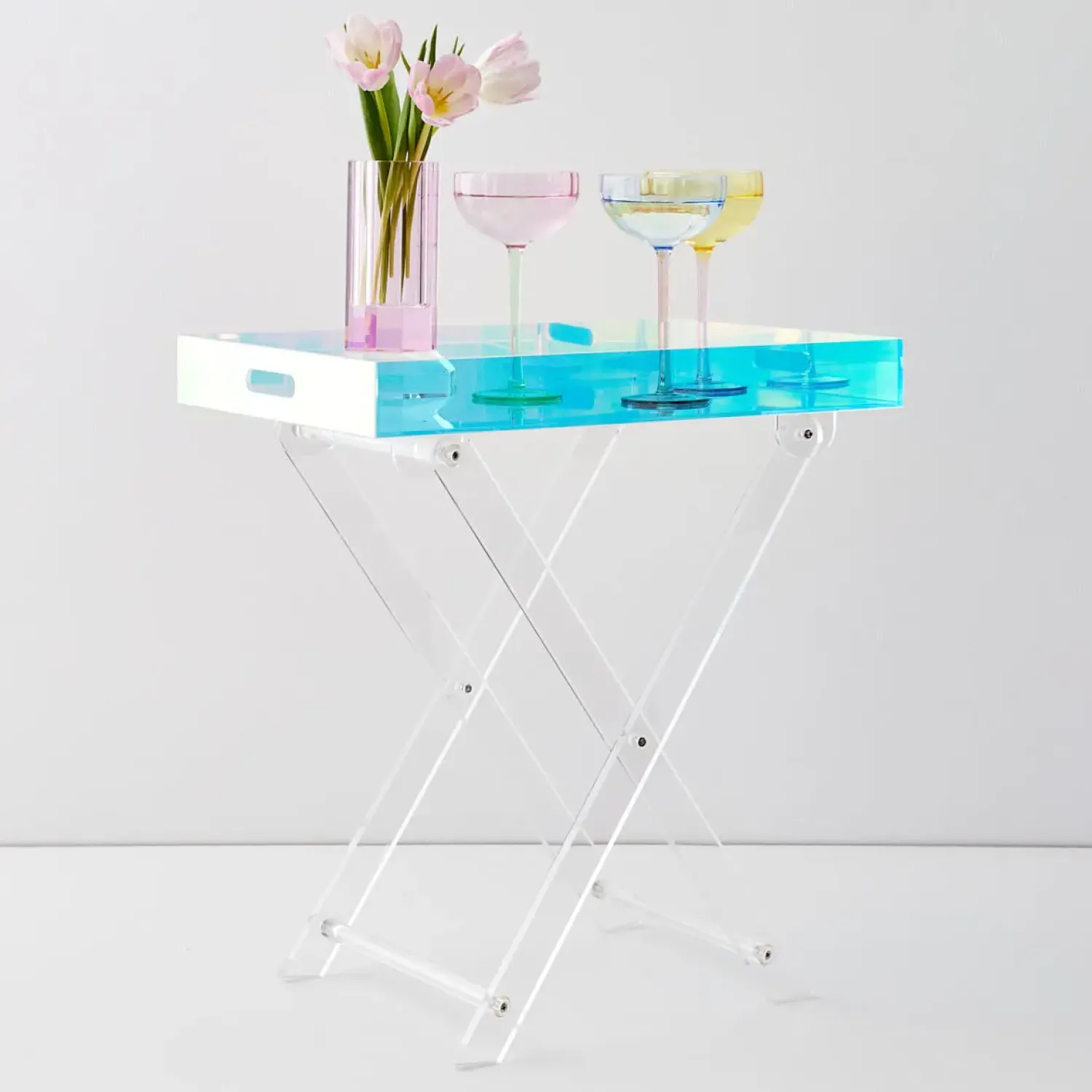 GigiandTom Iridescent Console Tray Side Table* Furniture