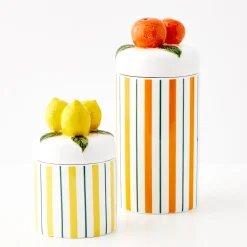 GigiandTom Lemon Ceramic Canister* Kitchen Accessories