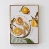 GigiandTom Lemon Slices Framed Canvas Oil Painting* Wall Art