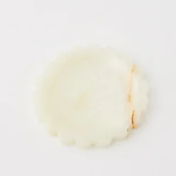 GigiandTom Marble Scallop Decorative Tray Beige* Decorative Objects & Trays
