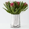 GigiandTom Mercury Metal Vase Silver* Vases