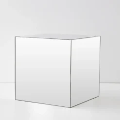 GigiandTom Mirror Cube Acrylic Side Table* Furniture