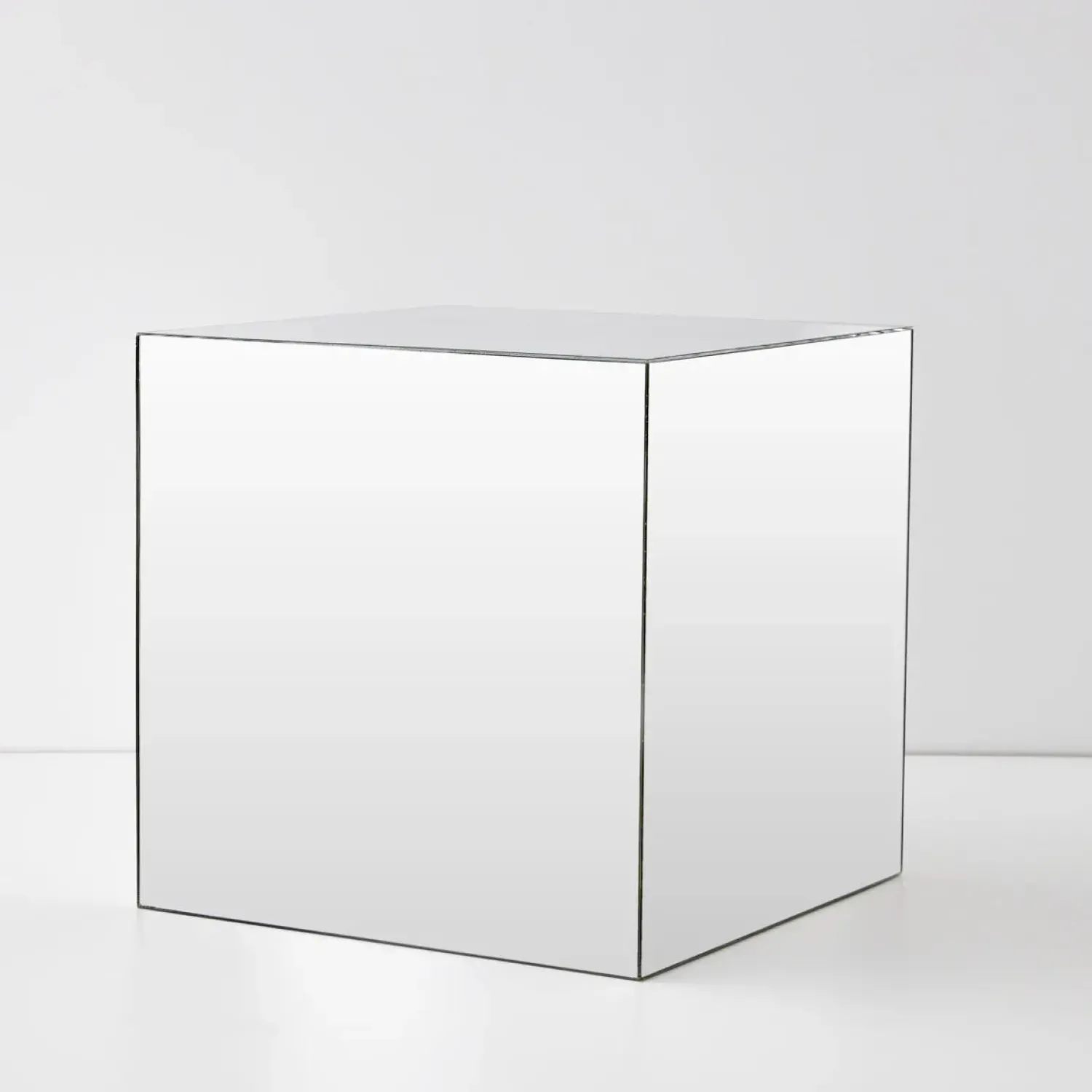 GigiandTom Mirror Cube Acrylic Side Table* Furniture