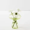 GigiandTom Mushroom Coloured Glass Vase Green* Vases