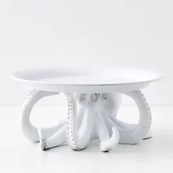 GigiandTom Otis Octopus Resin Decorative Tray White* Decorative Objects & Trays