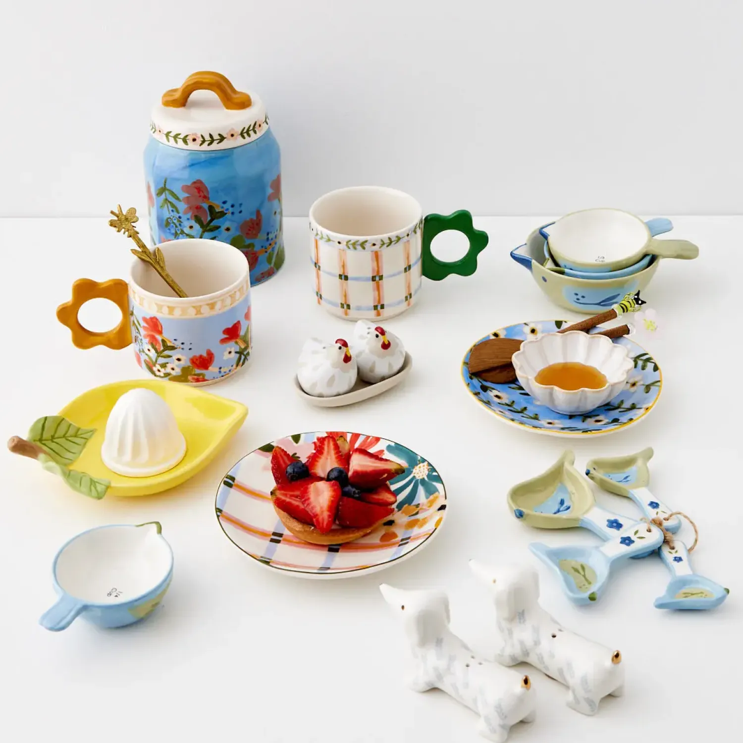 GigiandTom Pawsome Ceramic Salt & Pepper Shakers* Tableware
