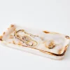 GigiandTom Resin Decorative Tray Tortoiseshell* Decorative Objects & Trays