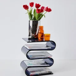 GigiandTom S Bend Acrylic Side Table Grey* Furniture