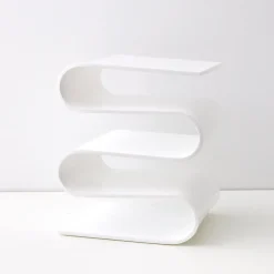GigiandTom S Bend Acrylic Side Table White* Furniture