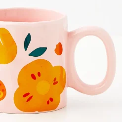 GigiandTom Springtime Ceramic Mug Pink* Mugs & Teacups