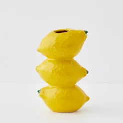 GigiandTom Stacked Lemon Ceramic Vase* Vases