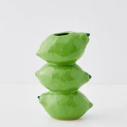 GigiandTom Stacked Lime Ceramic Vase* Vases