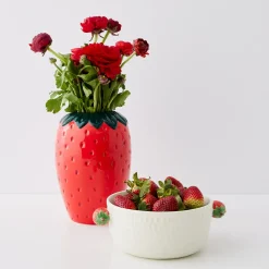 GigiandTom Strawberry Glazed Ceramic Vase* Vases
