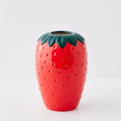 GigiandTom Strawberry Glazed Ceramic Vase* Vases