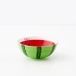 GigiandTom Watermelon Ceramic Bowl Red* Tableware