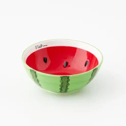 GigiandTom Watermelon Ceramic Bowl Red* Tableware