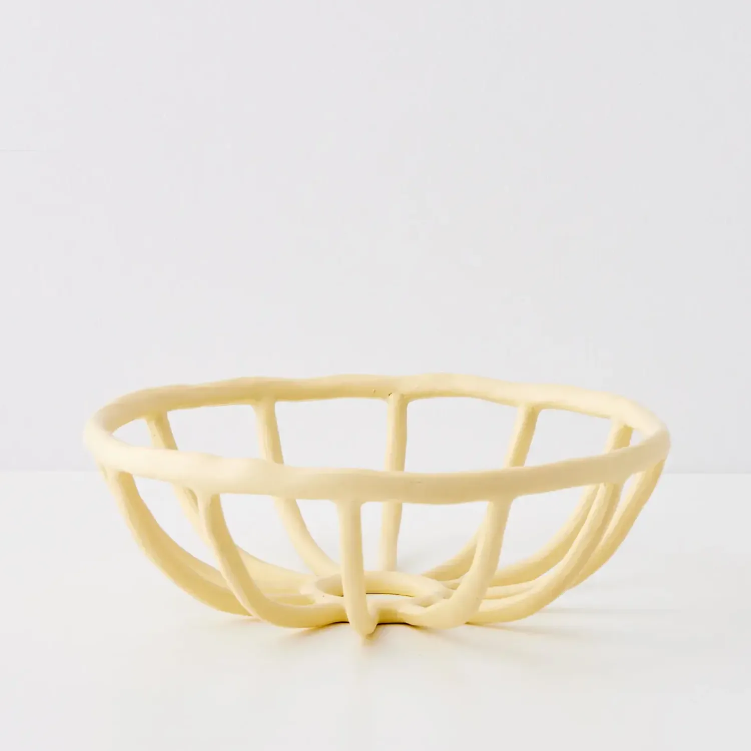 GigiandTom Weave Resin Fruit Bowl Beige* Kitchen Accessories