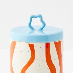 GigiandTom Whorl Kitchen Ceramic Canister Medium* Kitchen Accessories