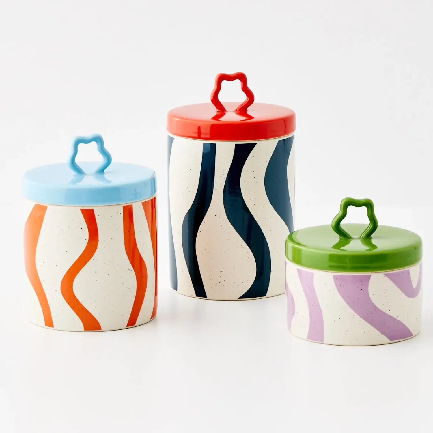GigiandTom Whorl Kitchen Ceramic Canister Small* Kitchen Accessories